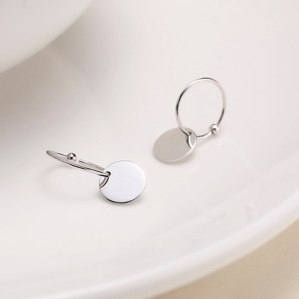 Cercei cu pandantiv rotunzi casual de damă