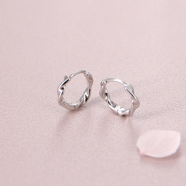 Cercei casual dama din aur si argint