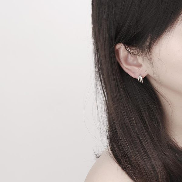 Cercei rotunzi dama - in doua culori