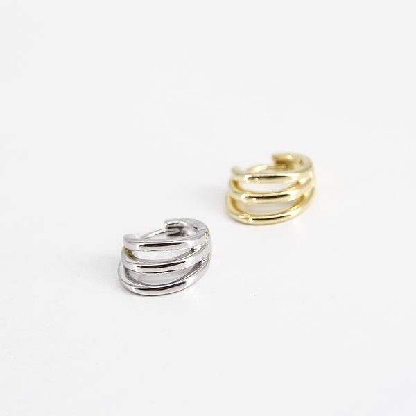 Cercei rotunzi dama - in doua culori