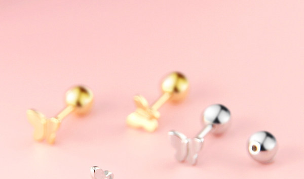 Cercei de zi cu zi pentru femei - de culoare auriu si argintiu