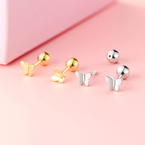 Cercei de zi cu zi pentru femei - de culoare auriu si argintiu