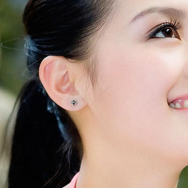 Cercei simpli mici cu prindere cu șurub