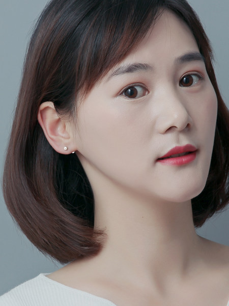 Cercei casual de culoare argintie cu perle