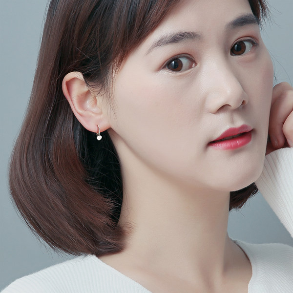 Cercei casual dama - cu pandantiv din argint