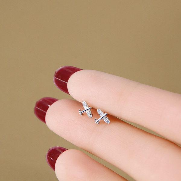 Cercei casual pentru femei de culoare argintie si aurie