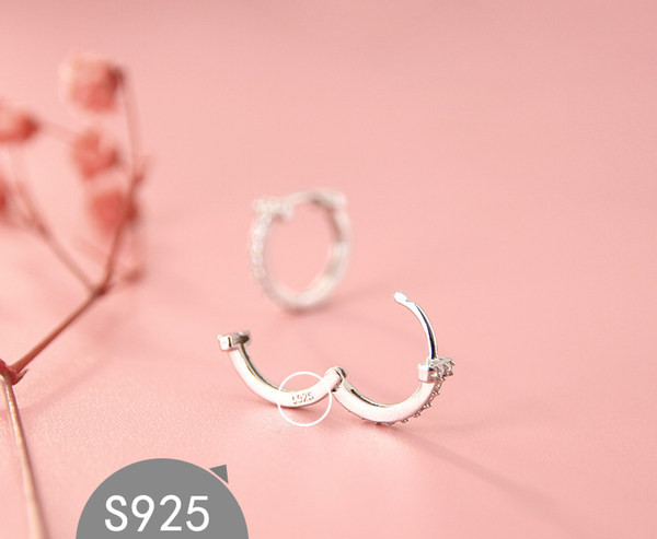 Cercei dama - cu pietre decorative