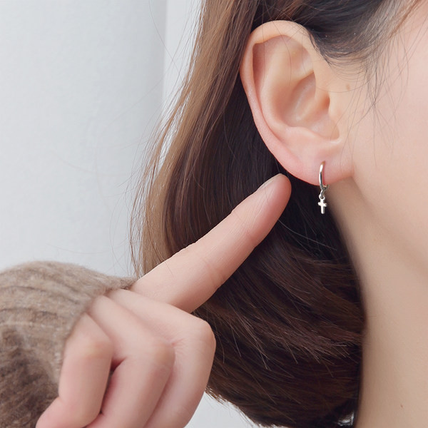 Cercei dama - inele cu pandantiv