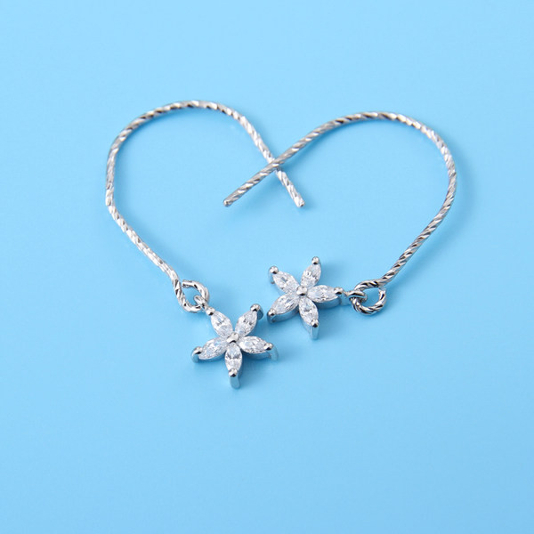 Cercei casual din metal cu pandantiv pentru femei