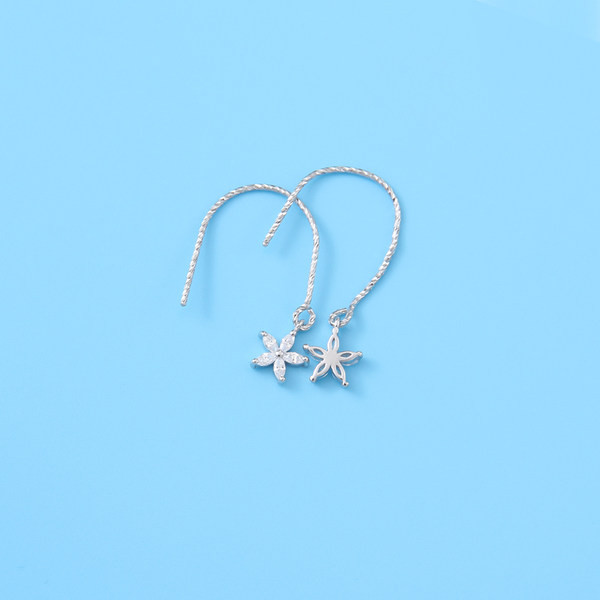 Cercei casual din metal cu pandantiv pentru femei