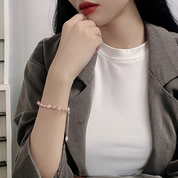 Bratara casual de dama cu perle