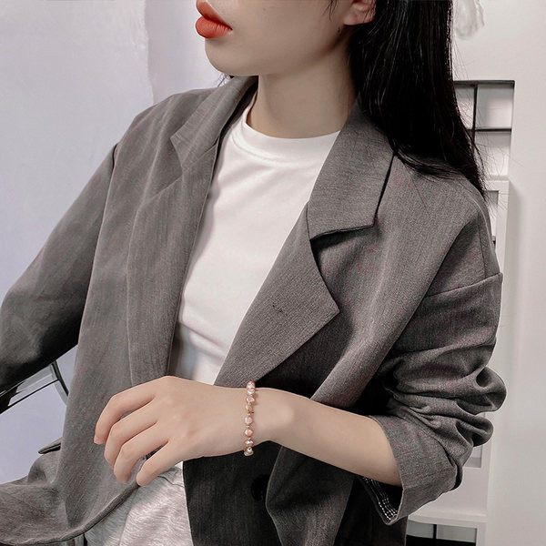 Bratara casual de dama cu perle