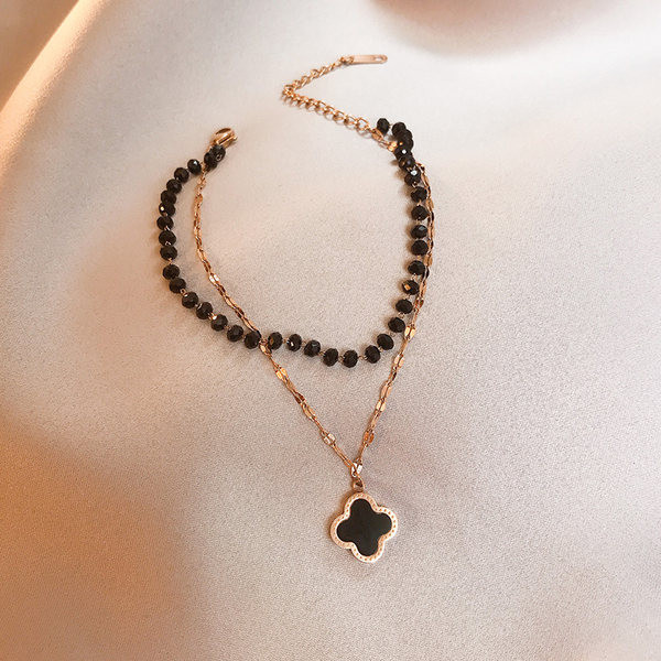 Brățară casual de damă pe două rânduri