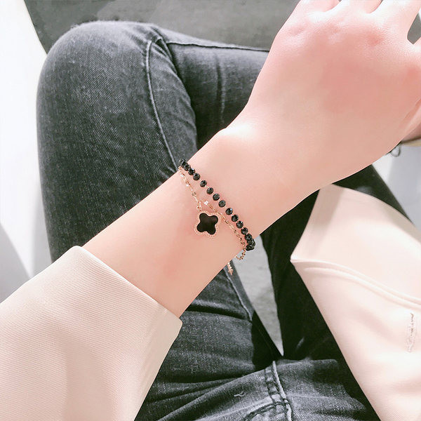 Brățară casual de damă pe două rânduri