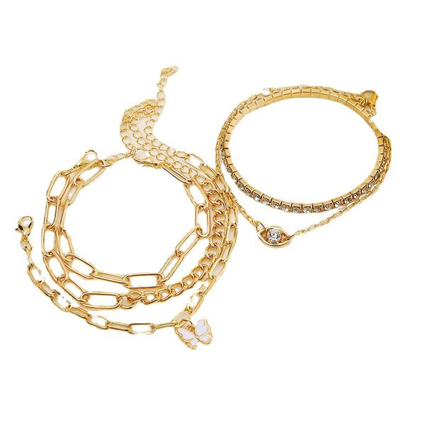 Naiste kivikeste ja liblikaga ripatsiga käevõru