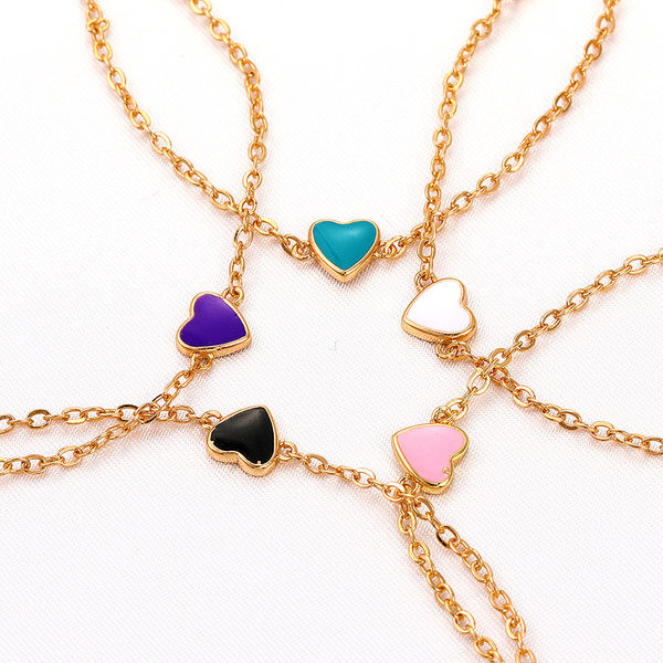 Brățară casual de damă inimă