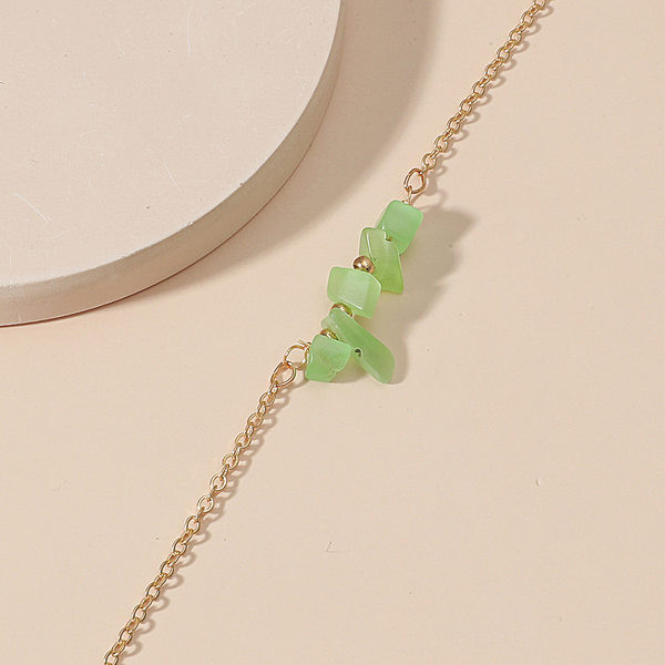 Brățară de damă model nou cu pietre colorate pentru picior