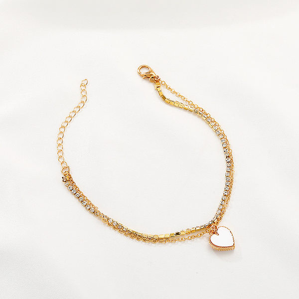 Bratara de dama moderna - cu pandantiv inima