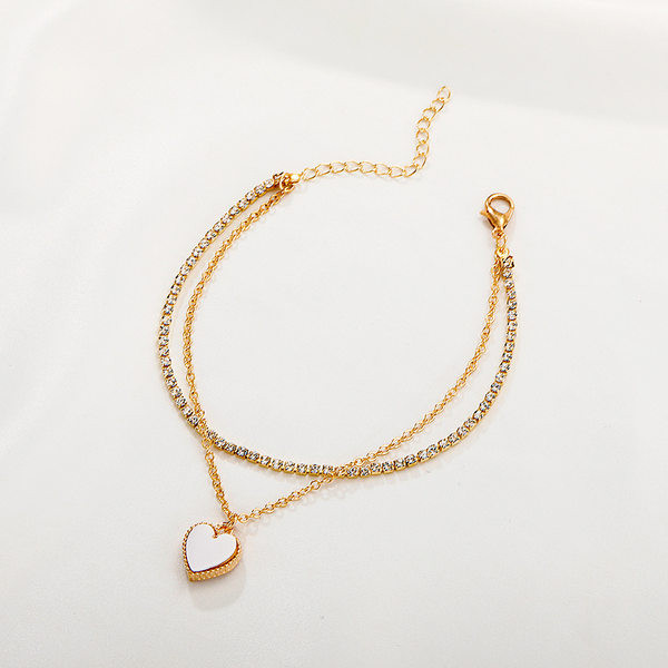 Bratara de dama moderna - cu pandantiv inima