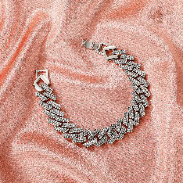 Μοντέρνο γυναικείο βραχιόλι με πέτρες σε πολλά χρώματα