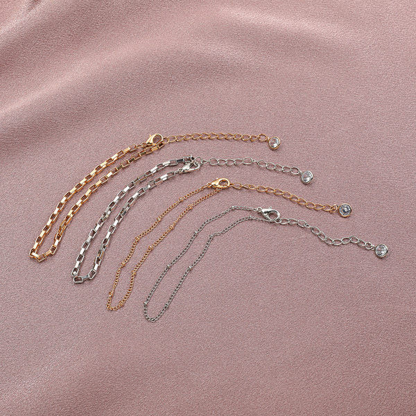 Set doua bratari reglabile - argintiu si auriu