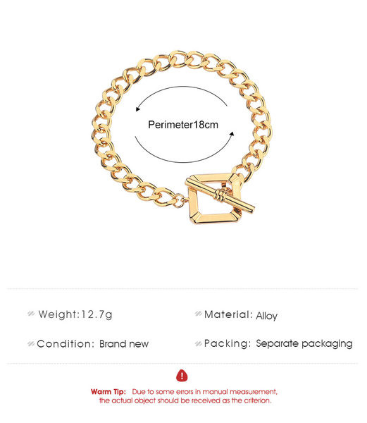 Brățară de damă model nou de culoare aurie