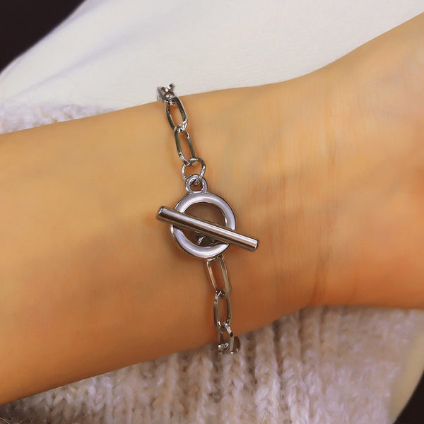 Bratara de dama din otel titan cu catarama