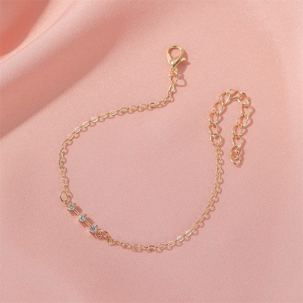 Bratara de dama cu piatra de culoare auriu si argintiu