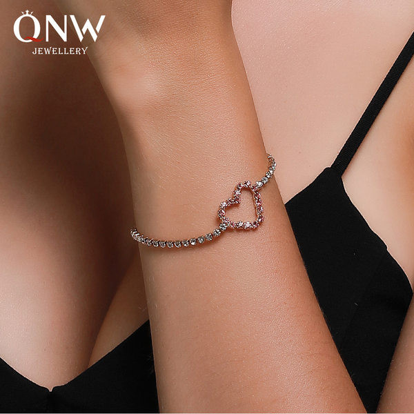 Bratara moderna de dama cu element metalic