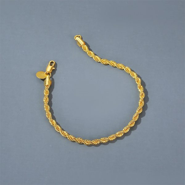 Bratara casual dama cu impletitura subtire