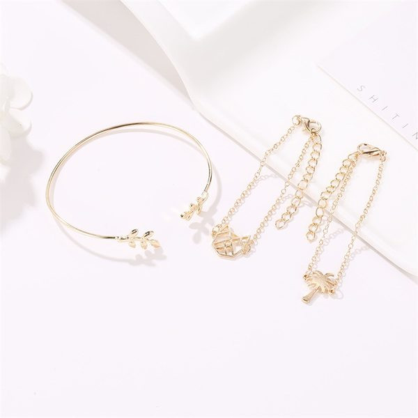 Bratara de dama de zi cu zi - cu elemente metalice