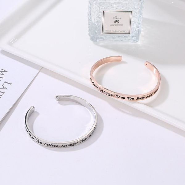 Brățară de damă - cu inscripție gravată