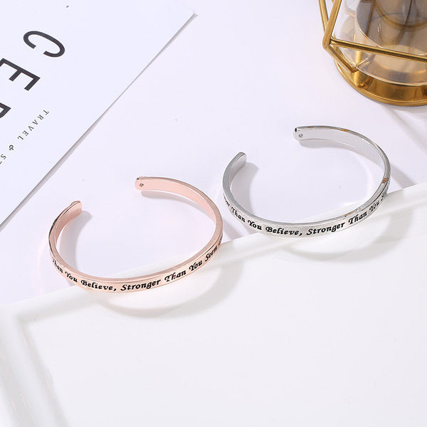 Brățară de damă - cu inscripție gravată