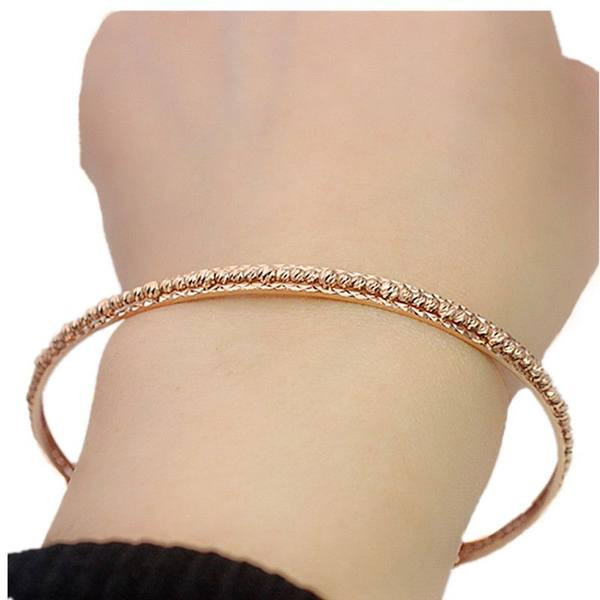 Дамска ежедневна кръгла гривна 