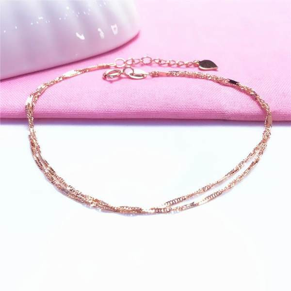 Дамска нежна гривна на два реда