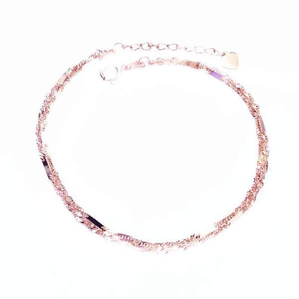 Дамска нежна гривна на два реда