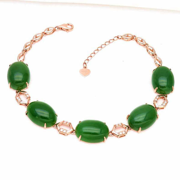 Дамска модерна - гривна в златист цвят 