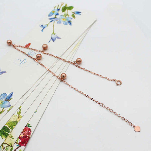 Дамска гривна за глезен с мъниста