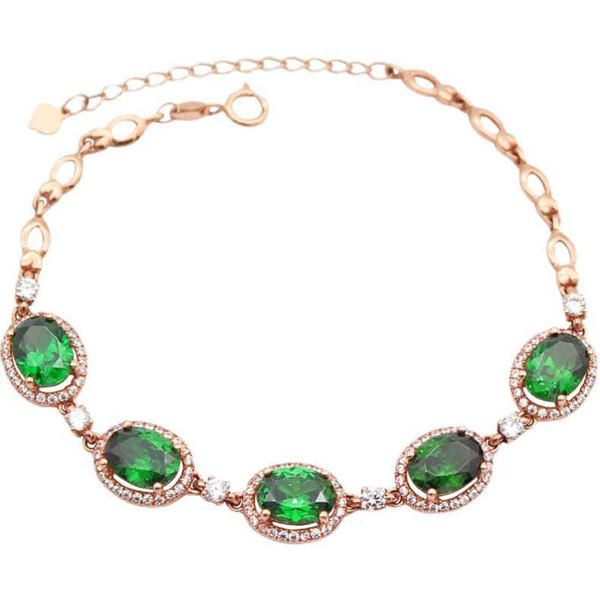 Дамска елегантна гривна - с декоративни камъни 