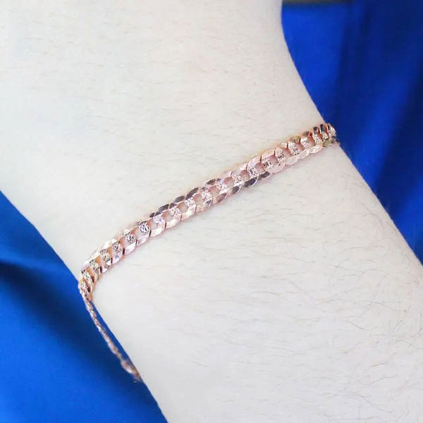 Γυναικείο βραχιόλι με αλυσίδα σε χρυσό χρώμα