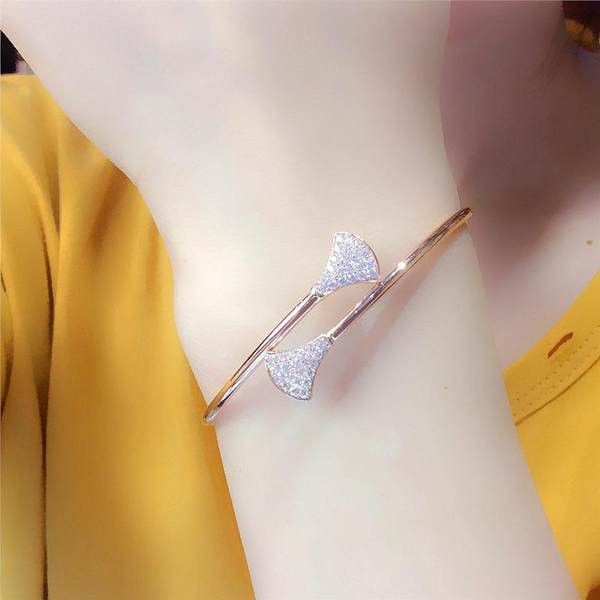 Γυναικείο βραχιόλι με πέτρες - τύπου φλασκί