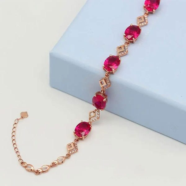 Γυναικείο βραχιόλι με χρωματιστές πέτρες