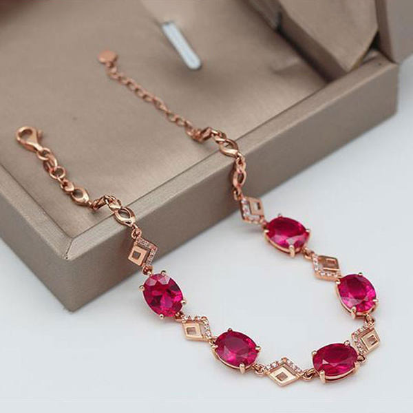 Γυναικείο βραχιόλι με χρωματιστές πέτρες