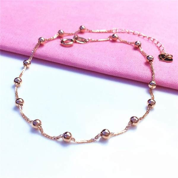 Νέο μοντέλο γυναικείο βραχιόλι με χρυσές χάντρες