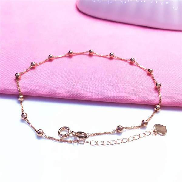 Νέο μοντέλο γυναικείο βραχιόλι με χρυσές χάντρες