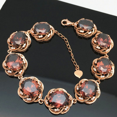 Дамска елегантна - гривна с декоративни камъни