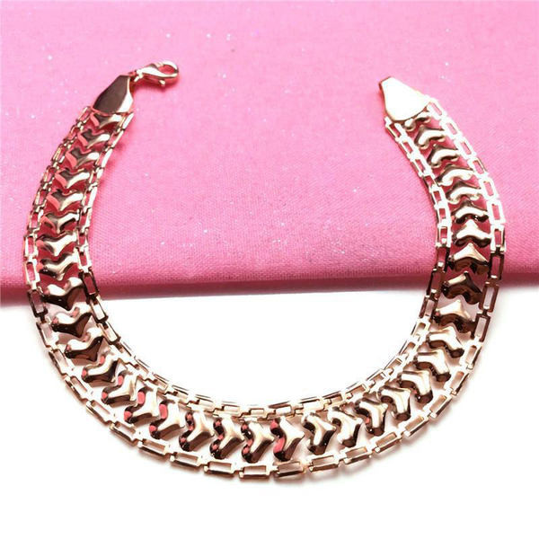 Дамска плътна гривна ежедневен модел