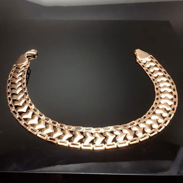 Дамска плътна гривна ежедневен модел