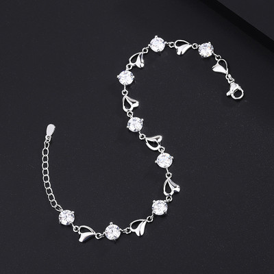 Naiste reguleeritav värviliste kivikestega käevõru