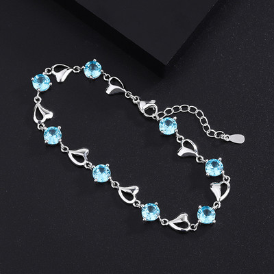 Naiste reguleeritav värviliste kivikestega käevõru